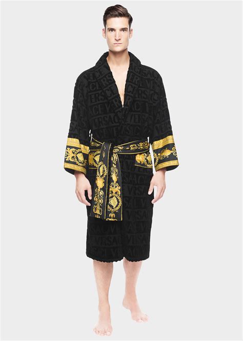 cotton versace robe men|Versace robe men cheap.